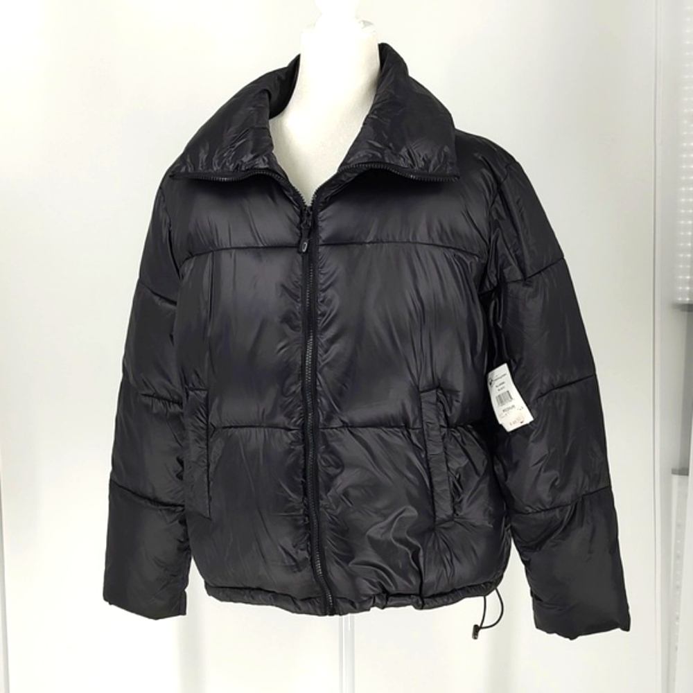 Boundless North Women's Puffer Jacket Black Sz M, NWT